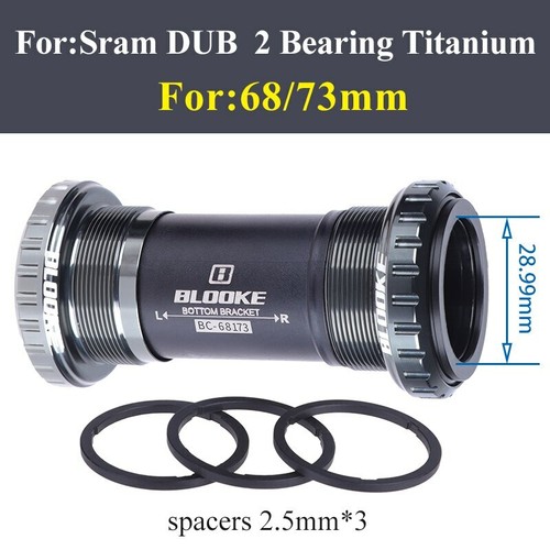 BLOOKE Thread Sealed Bottom Bracket 68 73mm 28.99mm For SRAM Crankset Bike MTB - Picture 16 of 18
