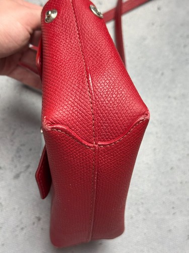 Longchamp Paris Roseau Leder Umhängetasche Schultertasche - Bild 5 von 22