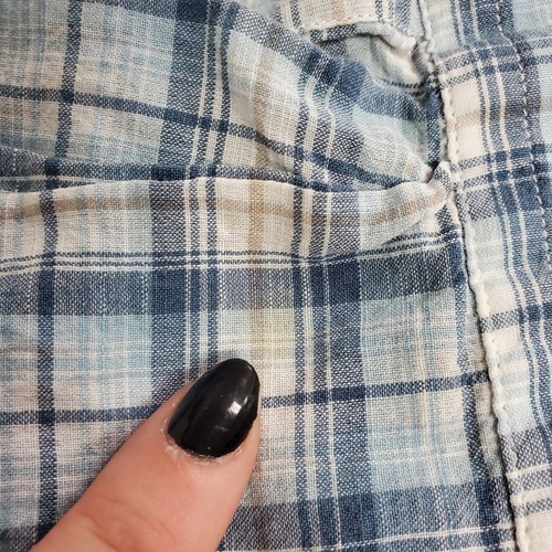 Faherty Mens Plaid Long Sleeve Button Up Shirt Size M Country Western Ranch - Picture 10 of 12