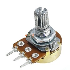 10Pcs WH148 Type B1K Ohm Linear Taper Rotary Potentiometer Panel Pot 3 Pin