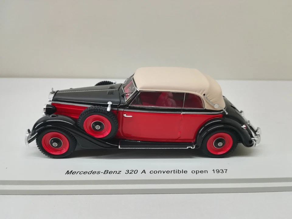 SPARK 1:43 - Mercedes Benz 320 A cabriolet - 1937 - Immagine 2 di 4