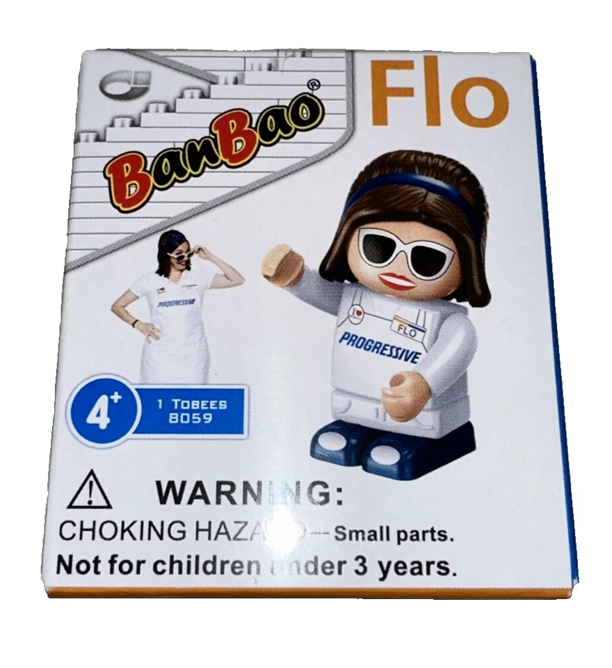 11шт BanBao Flo прогрессивное страхование мини фигурка строительный блок модель игрушка - Изображение 4 из 4