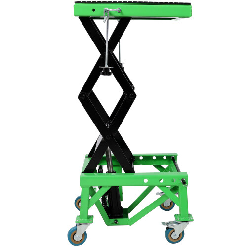 350 lbs Hydraulic Motorcycle Scissor Jack Lift Foot Step Wheels for Small Dirt B - Picture 7 of 24