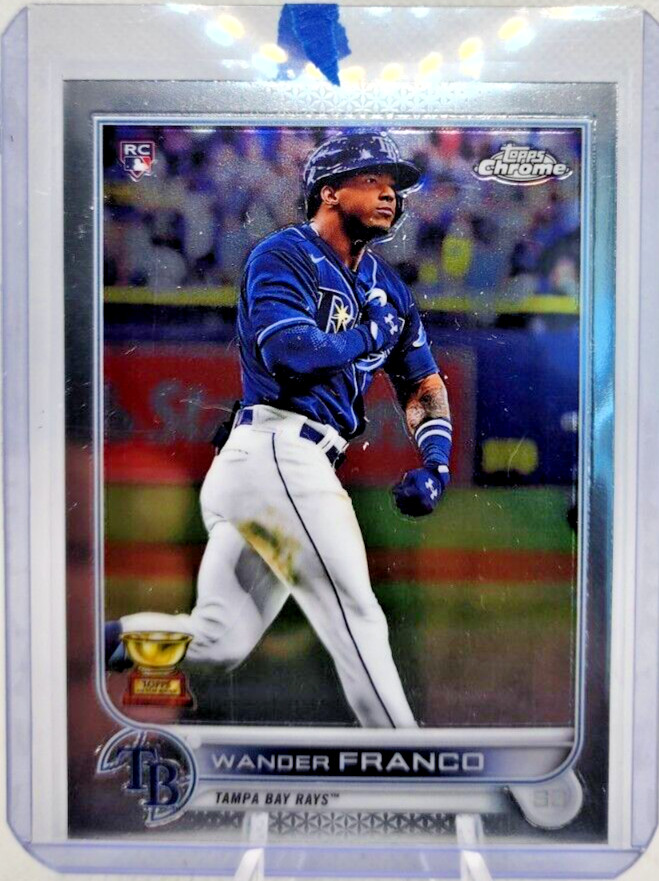 2022 Topps Chrome Wander Franco Rookie Card RC #35 Tampa Bay Rays