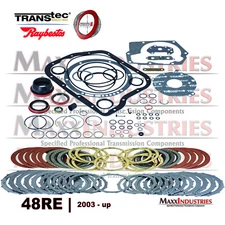 48RE Ram Transmission Rebuild Kit Raybestos Stage1 HD Friction Clutch Set 2003+