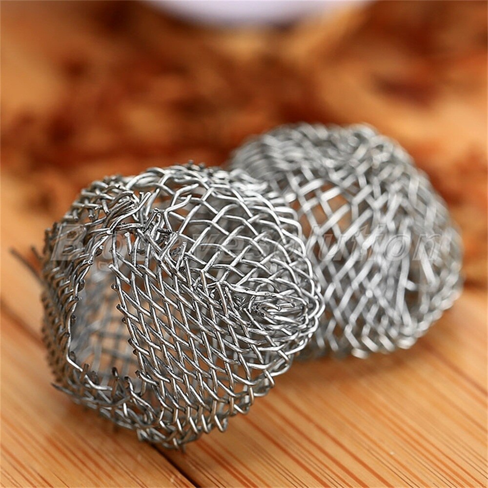 19mm/0.74" Tobacco Smoking Pipe Screen Ball Filter Combustion Promotion