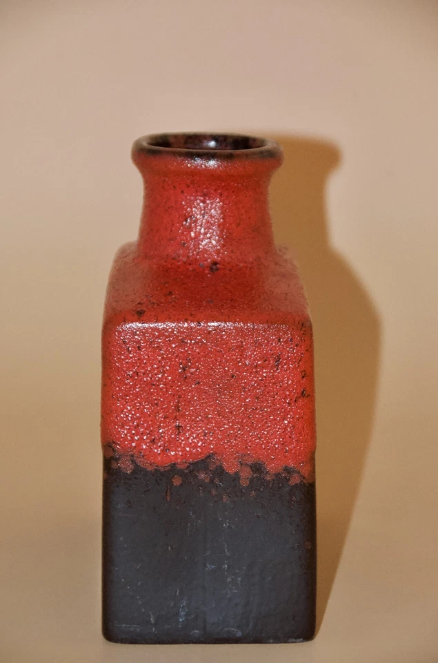 Fat Lava - Scheurich - Keramik Vase - 70er Jahre - 19 cm hoch - Bild 3 von 4