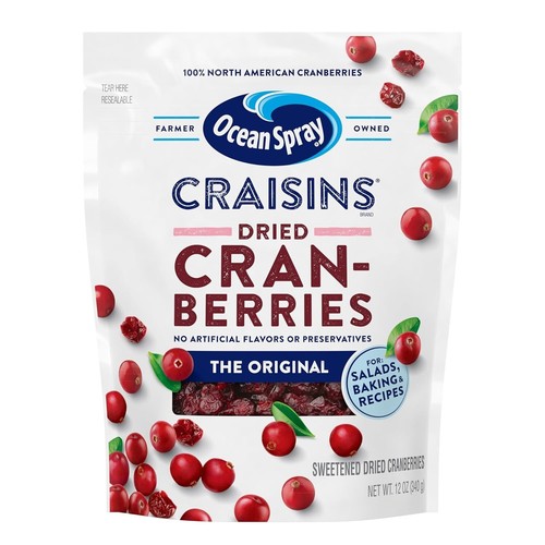 Original Craisins Dried Cranberries, 12 Oz Pack of 12 - Antioxidant-Rich Delight - Picture 3 of 6