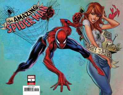 スパイダーマン 1 AMAZING SPIDERMAN 1 J SCOTT CAMPBELL VARIANT NM vol 5 2018