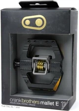 Crank Brothers Mallet E 11 Enduro Clipless Platform MTB Bike Pedals Black / Gold