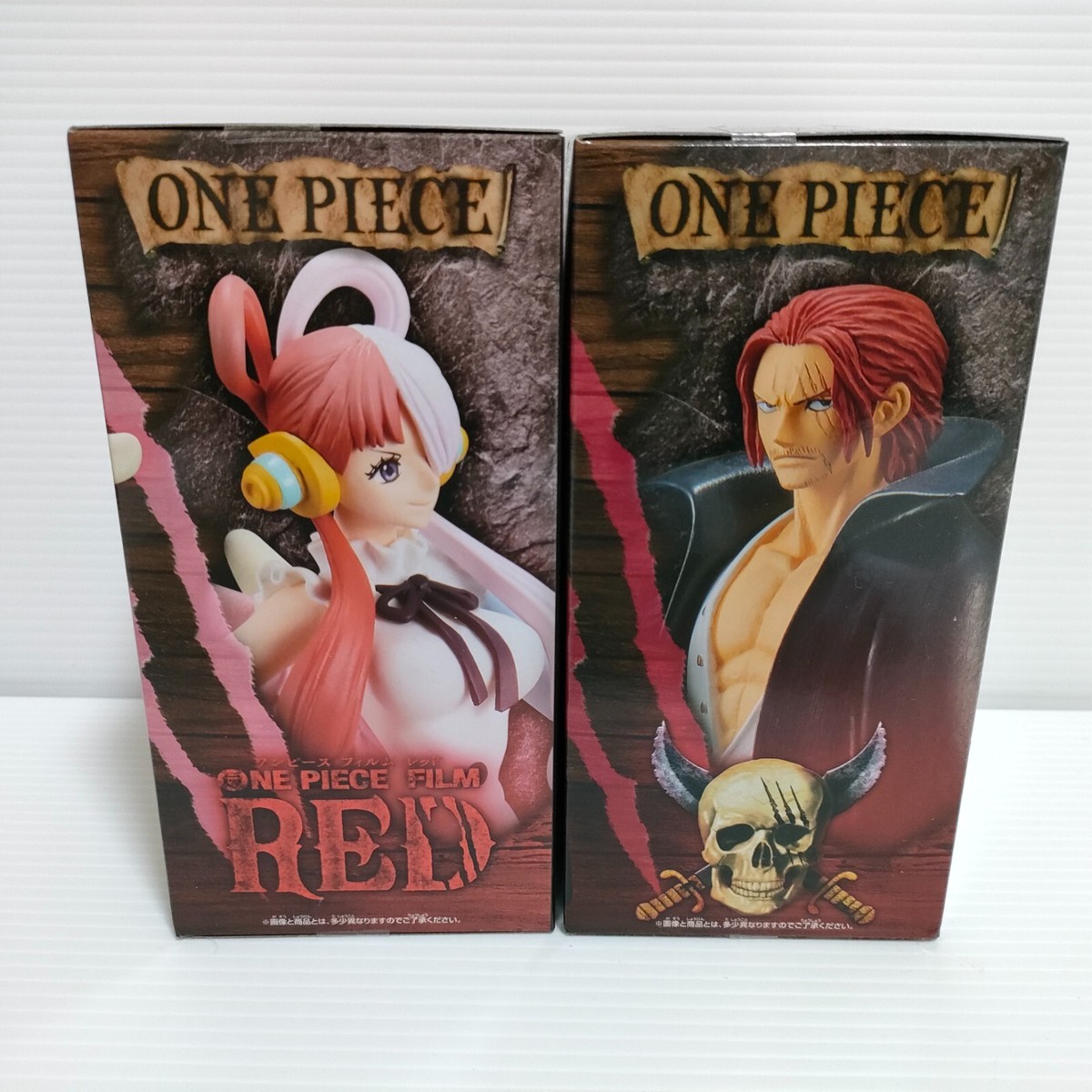One Piece FILM RED Uta Shanks Figure Set of 2 DXF THE