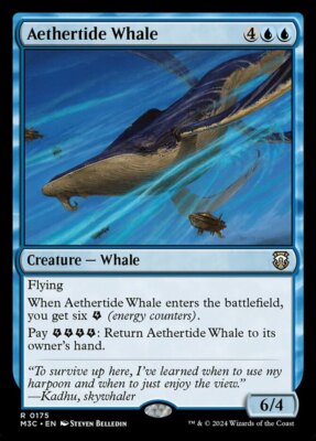x1 Aethertide Whale R MTG Commander: Modern Horizons 3 M/NM, English