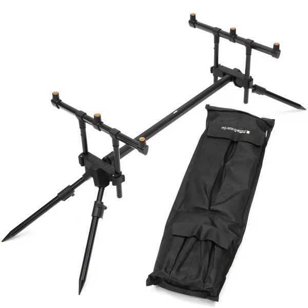 Ngt Quickfish Rod Pod Rutenauflage 3Er RutenstäNder Voll Verstellbar Mit Tasche-image