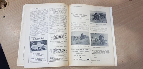 AUSTRALIAN MOTOR SPORTS MAGAZINE OCT. 15TH 1948 JOWETT JAVELIN 350cc DOUGLAS - Picture 14 of 19