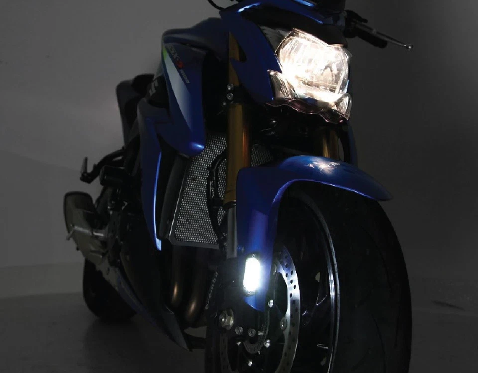 Kit de montaje de guardabarros delantero Denali T3 Signal Pods negro Kawasaki KX250R 2004-2008 Foto 2 de 3