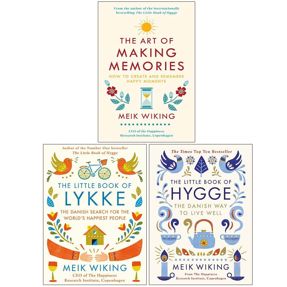 Meik Wiking 3 Books Collection Set Art of Making Memories, Little Book of Hygge