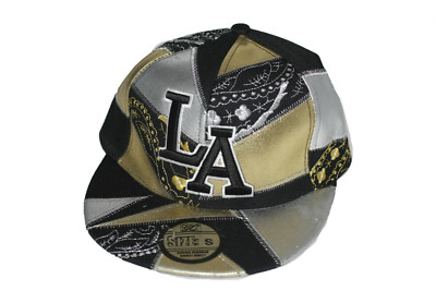 Hip Hop Flat Cap Los Angeles LA Vintage Baseballcap Basecap MTA14