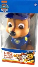 Idea Nuova Kid's LED Mood Light, 5", Paw Patrol-Chase, Battery Operated/Included