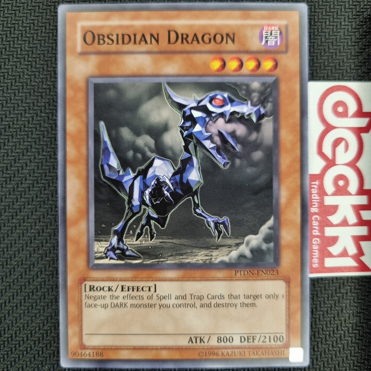 Yu-Gi-Oh! Obsidian Dragon Card - PTDN-EN023, Phantom Darkness Set, 1st Edition Common - View #10