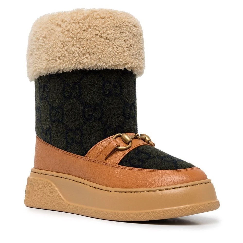 Bottes Gucci interlocking G Shearling taille Eu 40 US 10