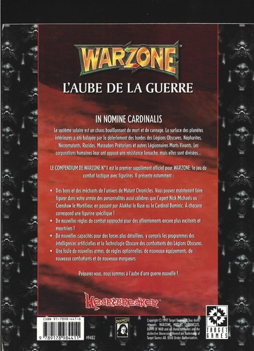 MUTANT CHRONICLES WARZONE COMPENDIUM N°1 L'AUBE DE LA GUERRE - Picture 2 of 2