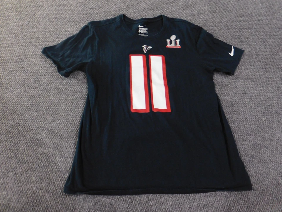 Camisa Atlanta Falcons Grande Para Hombre Nike Super Bowl Julio Jones Clásica Foto 2 de 4