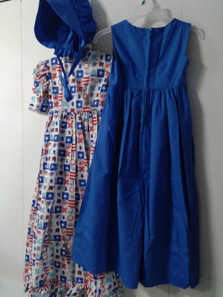 De colección Personalizado 3 Piezas Niñas Pioneras Acción de Gracias Pradera Centenario Acebo Hobby Foto 3 de 4