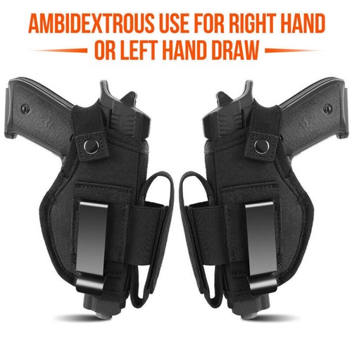 Funda para pistola táctica IWB/OWB mano derecha/izquierda bolsa para pistola con bolsa de cargador individual - Imagen 3 de 12