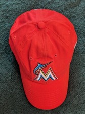 New Era 9Twenty Miami Marlins Adjustable Hat Orange Baseball Cap rc1