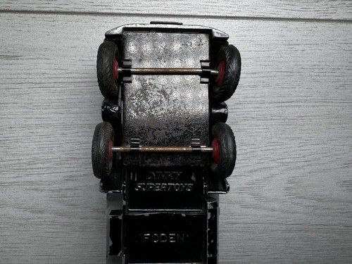 *Selten* Vintage Dinky Toys Meccano 501 Foden Diesel 8-Rad Wagon grau & rot - Bild 12 von 12