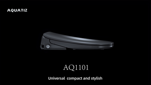 AQUATIZ D-Shape Electronic Heated Bidet Toilet Seat AQ1101 - Video 1 of 1