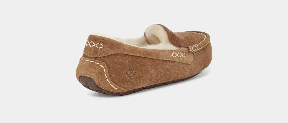 Women UGG Ansley Slipper Wide 1106878W Chestnut Suede 100% Authentic Brand New - Image 4 of 4