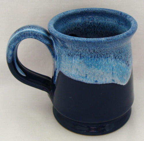 Taza azul Deneen Pottery 2016 Glacier National Park Lake McDonald - Imagen 4 de 9