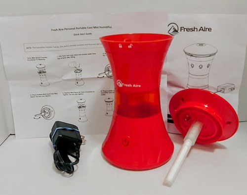 Fresh Aire Personal Portable Ultrasonic Humidifier Up To 8 Hrs Whisper Quiet - Picture 6 of 11