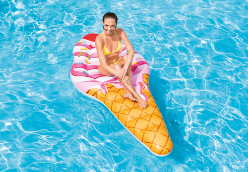 Novelty Inflatable Loungers Ride-On Lilo Beach Pool Mat Float Swim Ring - Picture 5 of 60
