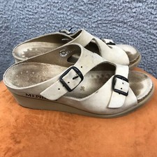 MEPHISTO Women's SZ 36 Elka Sandals Double Strap Slide Wedge