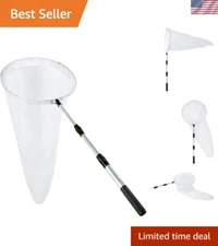 Portable Folding Net Ring with Telescopic Handle - Easy Assembly and Handling