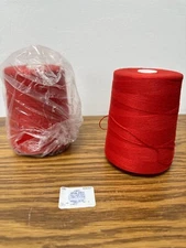 COATS 100% Spun Poly Scarlet THREAD TEX 240 SOFT TKT 5