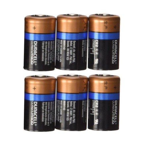 6 Count - Duracell Ultra Lithium CR2 3V Leak Resistant Long Lasting Batteries