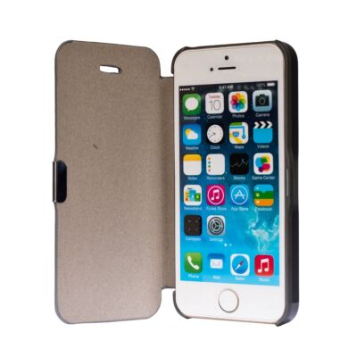 Flip Cover Schutzhülle Slim Case Handyhülle Bookstyle für Apple iPhone 5 / 5s / 