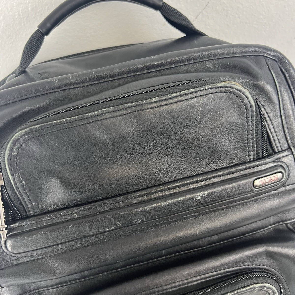 希少　レア品　TUMI オールレザー バックパック T-pass ブラック　黒 希少✨トゥミ T-Pass ビジネスクラスブリーフパック オール