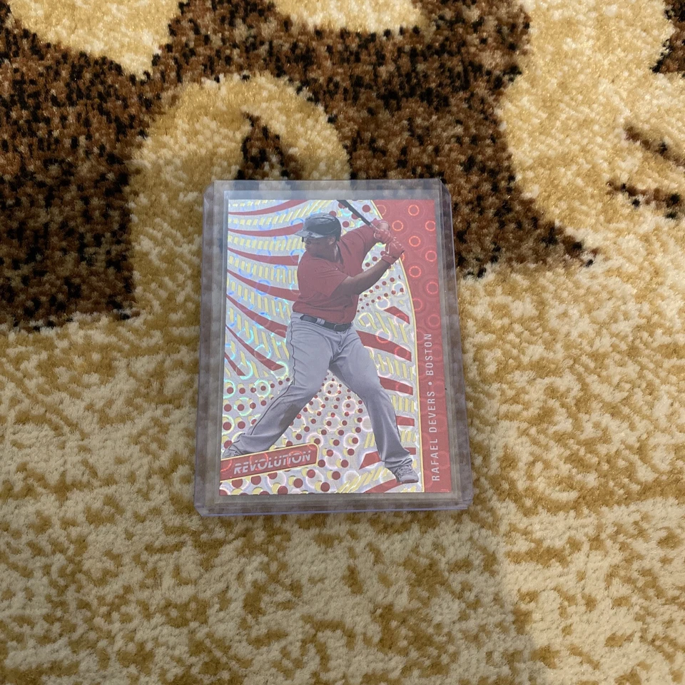 2021 TOPPS *RAFAEL DEVERS* 1986 RELIC CARD PLAYER WORN MEMORABILIA INSERT SP - Image 4 of 4