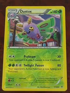 Pokemon TCG Dustox 7/108 Reverse Holo Uncommon XY Roaring Skies NM