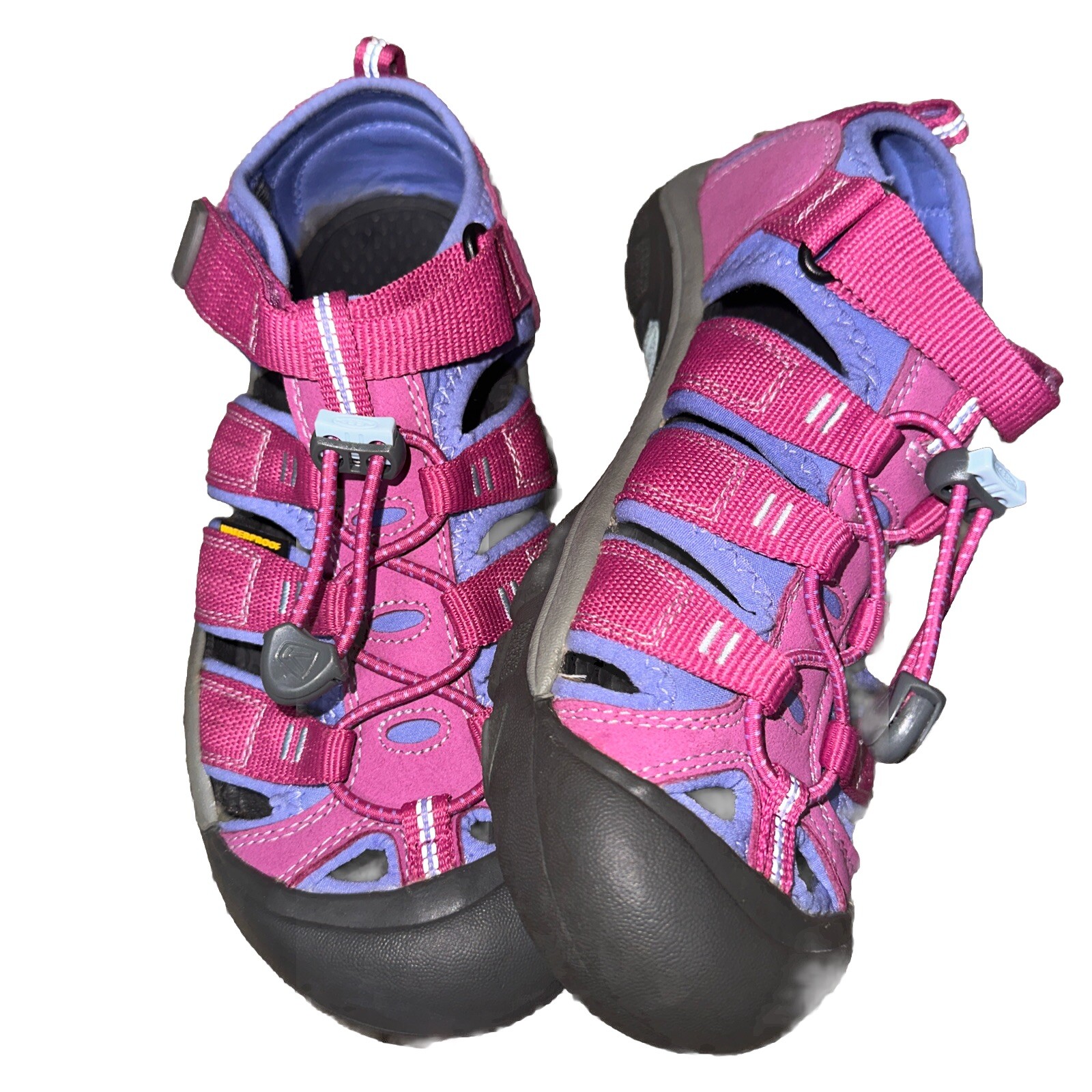Sandali da trekking Keen Kids Newport H2 1012313 rosa punta tonda con coulisse taglia 5