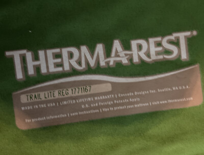Therm-a-Rest Trail Lite Inflating Thermal Foam Sleeping Pad