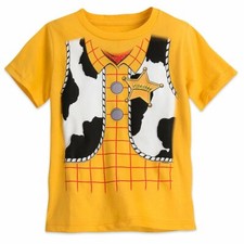 Disney Store Toy Story Woody Costume Short Sleeve T Shirt Boy Size 5/6