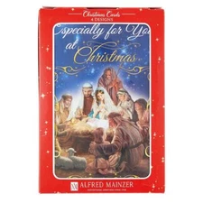 Boxed Christmas Cards Nativity (4 Asst) 12 cards/bx Pack of 6