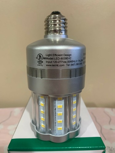 LIGHT EFFICIENT DESIGN LED-8039E42 20W RETROFIT LAMP 4200K POST TOP BOLLARD WALL - Picture 9 of 11