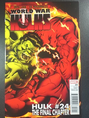 The Hulk #24 (Marvel October 2010) Hulk Vs Red Hulk Near Mint Condition 9.4 