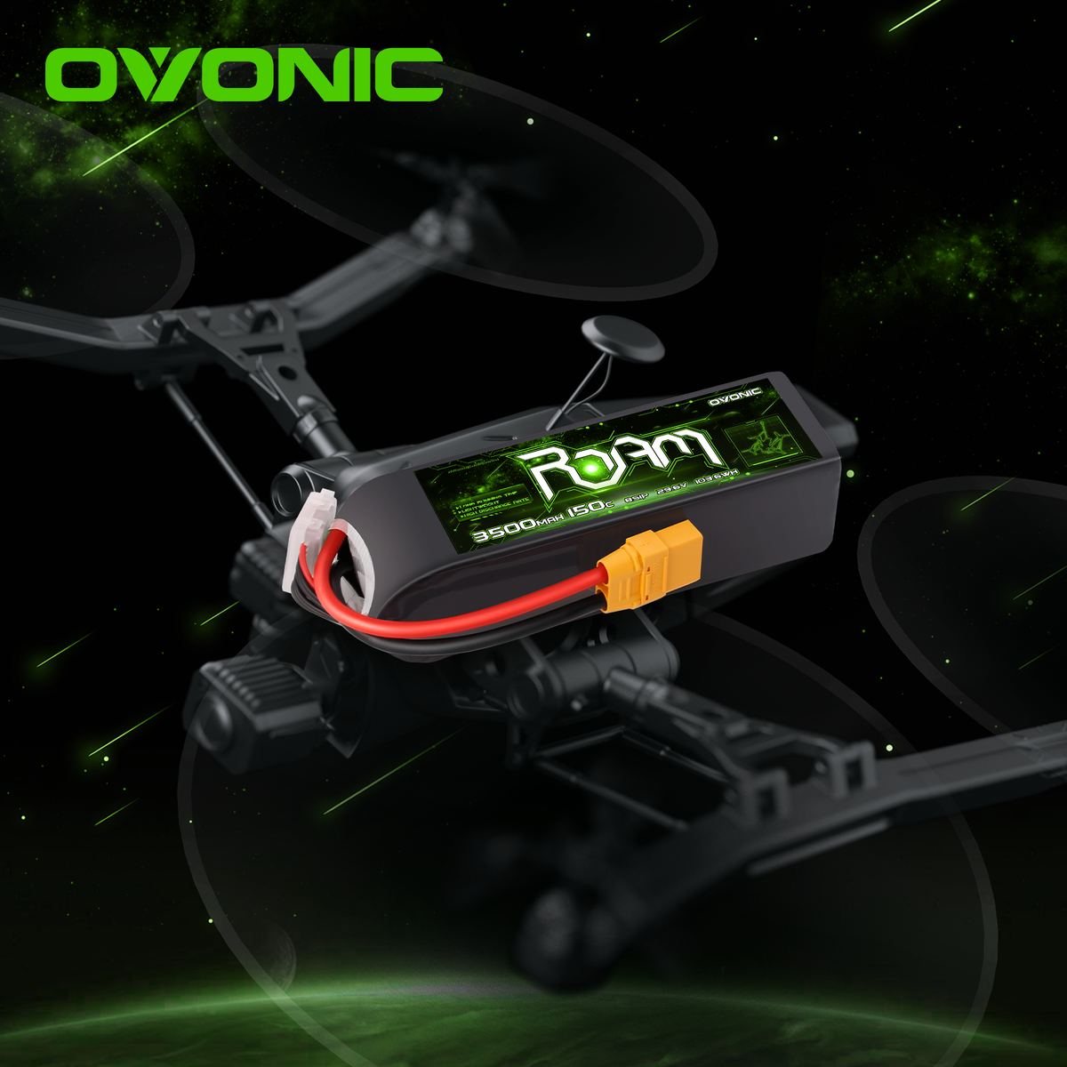 Ovonic 3500mAh 8S Lipo Battery 29.6V 150C XT90 for RC Airplane